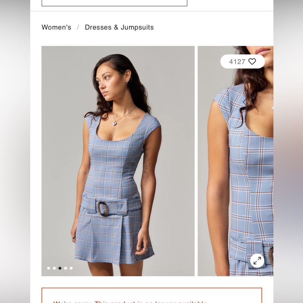 Urban outfitters kimchi blue Tate mini dress s